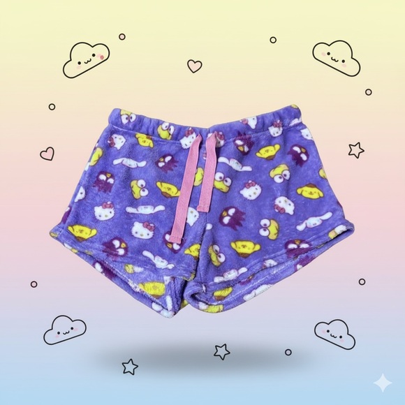 Hello Kitty Plush Shorts - Picture 1 of 5